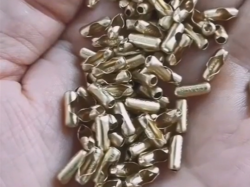珠链配件珠腰扣头生产