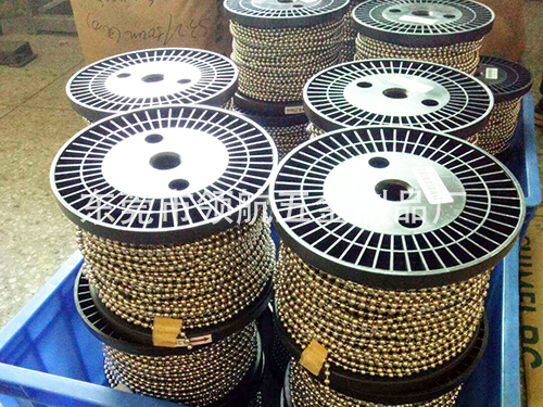 定制金属窗帘拉珠链生...