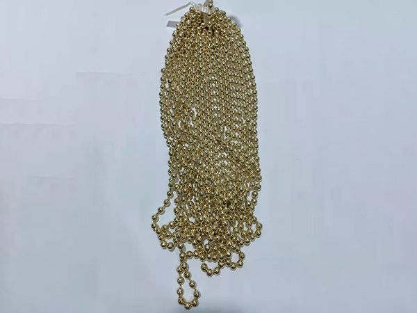 特大号五金珠链